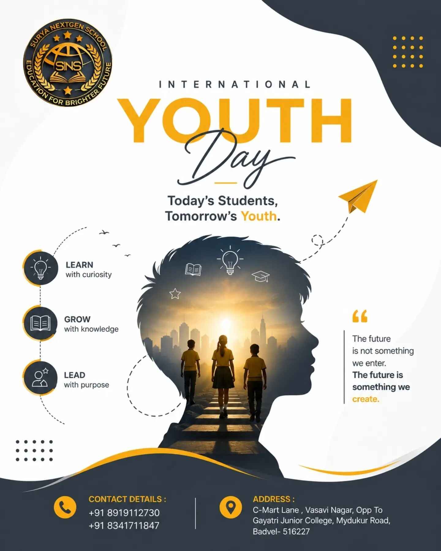 youth day cr designed by BuzzLocal Media for food brand